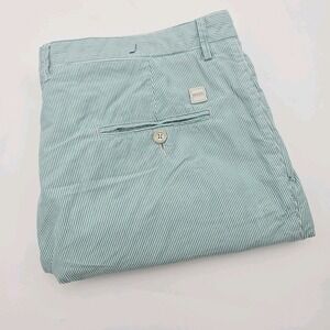 Hugo Boss Clyde1-W Shorts Green Chino Shorts Mens 36R Designer Casual Summer